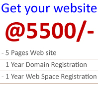 Web site Design @ 3500/-